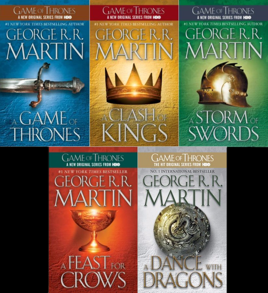 game of thrones book covers